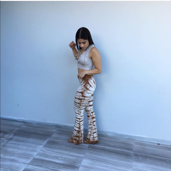 Forever 21 Pants - Tie dye flare pants